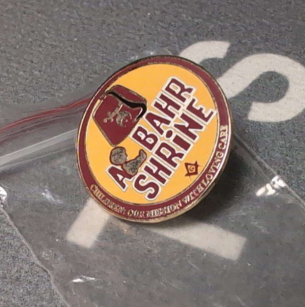 Vintage Al Bahr Shriners Lapel Pin San Diego Masonic Enamel Emblem New